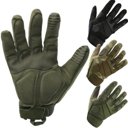 MENS ALPHA TACTICAL COMBAT GLOVES HARDSHELL KNUCKLE MICRO FIBRE ARMY AIRSOFT