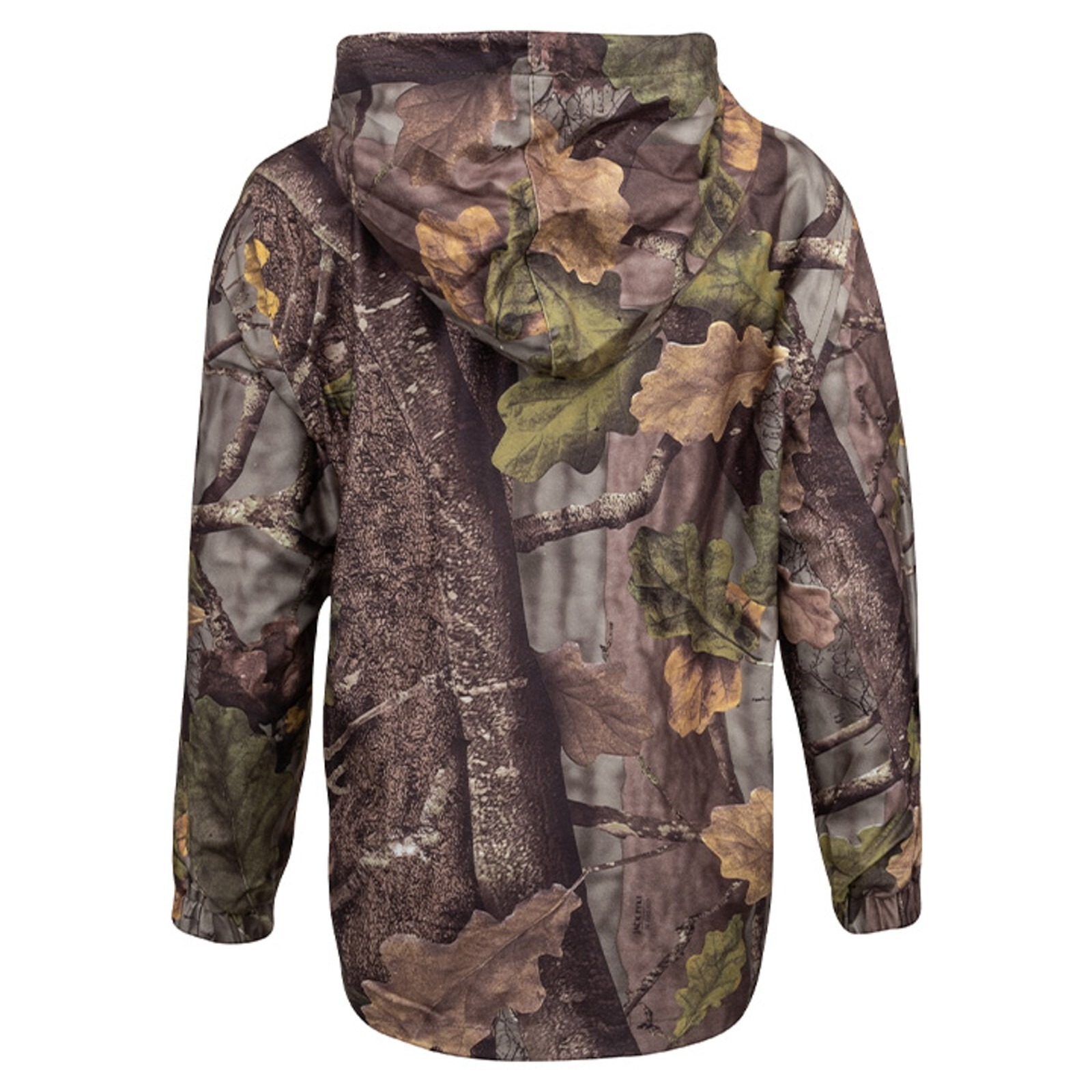 thumbnail image 2 of Jack Pyke Kids Waterproof Jacket – English Oak Evo Camo – Boys & Girls Ages 5-12 Years – Mid-Length Raincoat 2 of 5