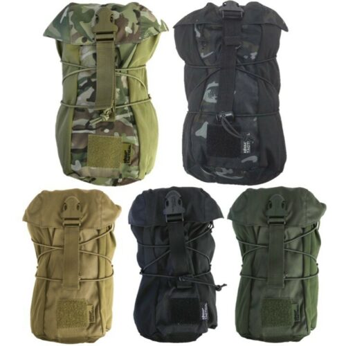 TACTICAL STUFFER POUCH MOLLE BUNGEE BUCKLE SECURE UTILITY STUFFA DUMP ARMY CAMO