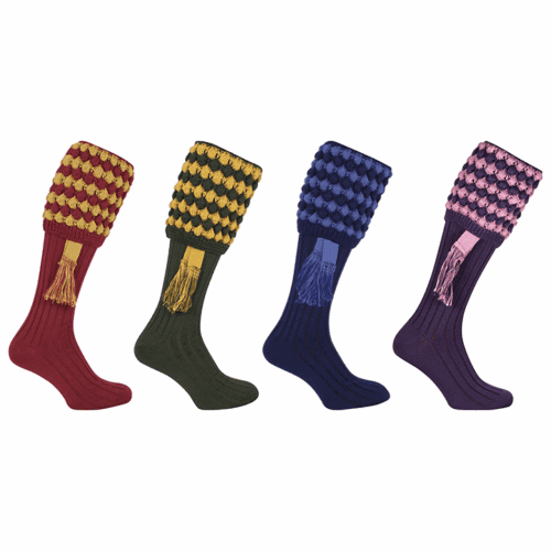 JACK PYKE PEBBLE SHOOTING SOCKS WOOL HUNTING SOCK MENS SIZE 8-11 GARTERS