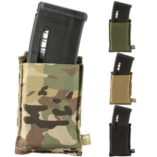 VIPER SINGLE RIFLE MAG PLATE MOLLE POUCH GUN MAGAZINE HOLDER AIRSOFT WEBBING
