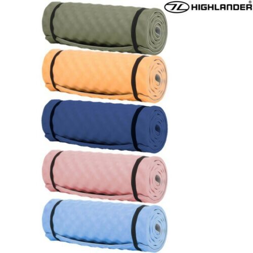 Highlander 15mm Comfort ROLL MAT WATERPROOF 180cm SLEEPING CAMPING FOAM BED