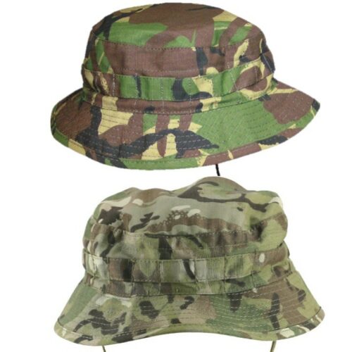 Kids Army Special Forces Jungle Hat Boys RIPSTOP COTTON TAILORED SUN HAT FISHING