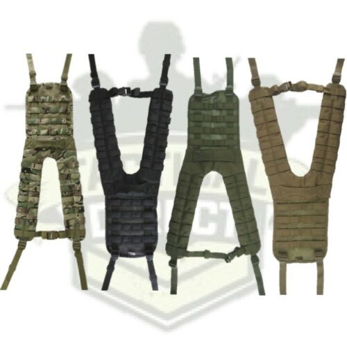 MILITARY STYLE MOLLE BATTLE YOKE MTP BTP CAMO BLACK BRITSH ARMY WEBBING AIRSOFT