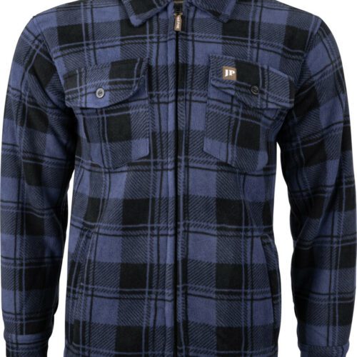JACK PYKE Tundra FLEECE SHIRT Mens Navy Check Top HUNTING SHOOTING WORKWEAR