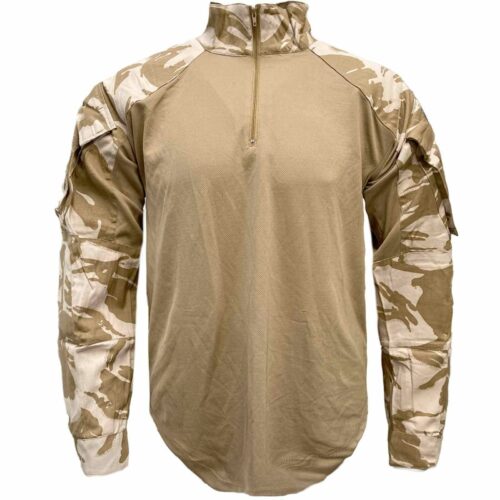 BRITISH ARMY DESERT CAMO UBAC SHIRT ARMOUR COMBAT Camouflage TOP Issued Surplus