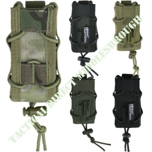 SINGLE MOLLE PISTOL MAG POUCH TACTICAL SPORTS MILITARY ARMY WEBBING TOOL AIRSOFT