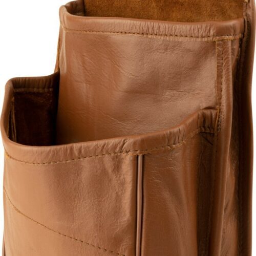JACK PYKE TAN LEATHER CARTRIDGE POUCH BAG HOLDS X50 CLAY SHOOTING HUNTING