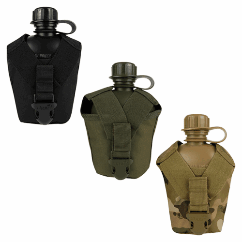 VIPER TACTICAL MODULAR WATER BOTTLE & POUCH HIKING MOLLE AIRSOFT CAMPING CANTEEN