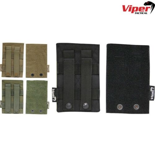 VIPER ADJUSTABLE PANEL x2 HOOK & LOOP MOLLE FIXING | ADMIN ID PATCH | AIRSOFT