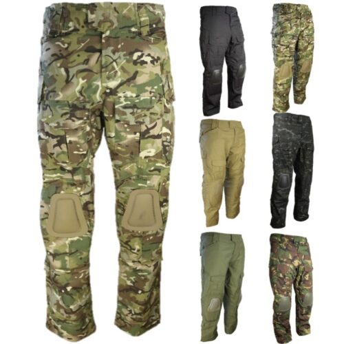 CLEARANCE! ARMY SPECIAL OPS TROUSERS MENS BUILT IN KNEE PADS WORKWEAR MTP CAMO