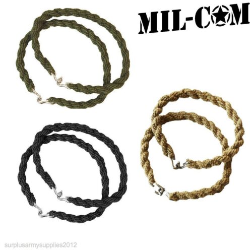 MIL-COM ARMY TROUSER TWISTS 10 PAIRS TWISTERS MILITARY ELASTIC TIES BUNGEE CADET