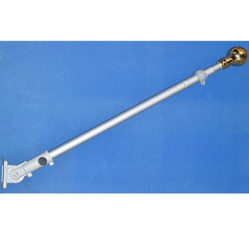 6FT ALUMINIUM TELESCOPIC FLAG POLE with WALL BRACKET PATRIOTIC REMEMBRANCE DAY