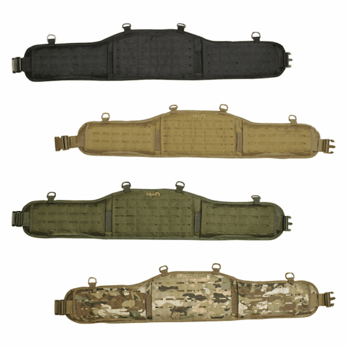 VIPER LAZER WAIST BELT PADDED WEBBING MOLLE POUCH AIRSOFT ARMY PAINTBALLING