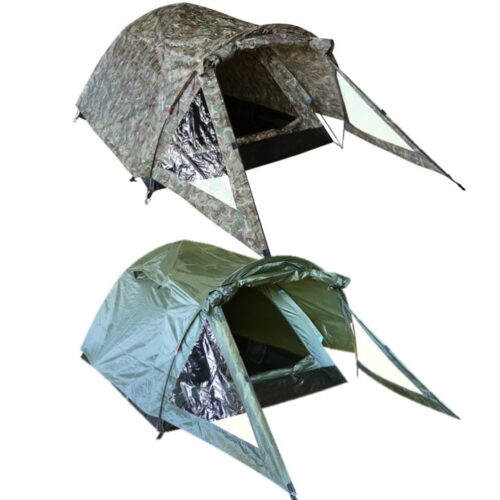 ELITE 2 PERSON TENT MOSSI NET DOOR BIVI ARMY MTP BTP CAMO OLIVE CADET CAMPING