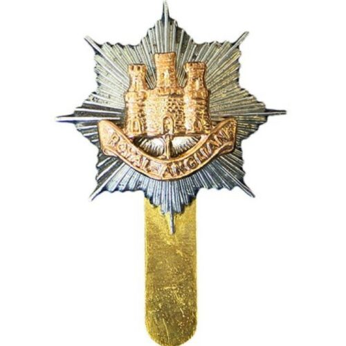 Royal Anglian Regiment Beret Cap Badge British Army Issued Military Insignia