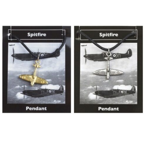 MILITARY WW2 RAF SPITFIRE PENDANT NECKLACE MENS KIDS GIFT ARMY BATTLE OF BRITAIN