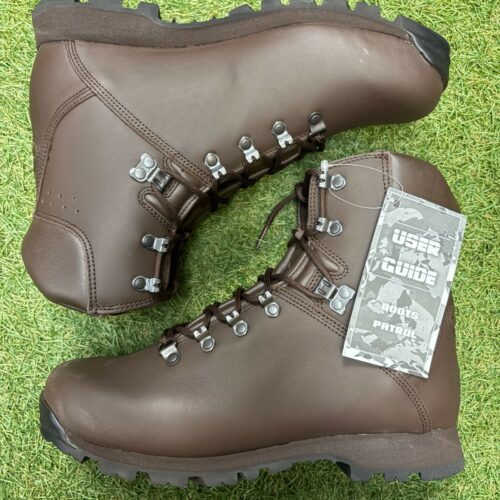 BRITISH ARMY Iturri Brown Patrol Boots Mens Size 9m Combat NEW IN BOX