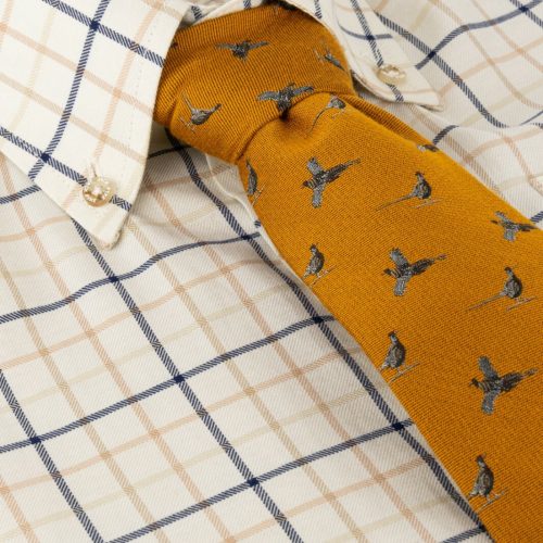 JACK PYKE PHEASANT SILK TIE GIFT BOXED MENS SUIT TIE SHOOTING HUNTING CLAY RIFLE