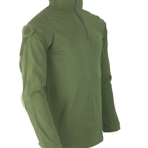 British Army Style SPEC OPS UBAC SHIRT WITH ELBOW PADS MENS Green Airsoft Top
