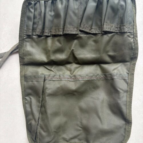 British Army Green Rifle Small Arms Maintenance Cleaning Kit Tool Roll Pouch