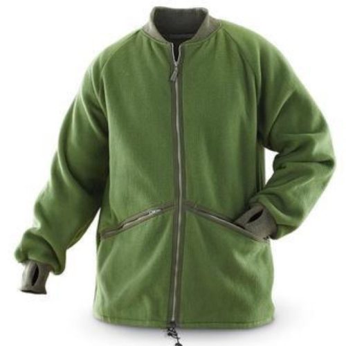 BRITISH ARMY Thermal Fleece S95 Issued Green FIELD JACKET LINER COLD WEATHER