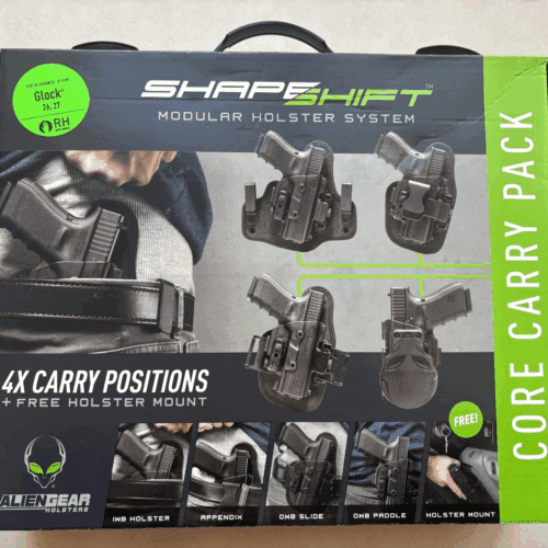 ALIEN GEAR SHAPESHIFT Modular Holster System Glock 26 27 CORE CARRY PACK