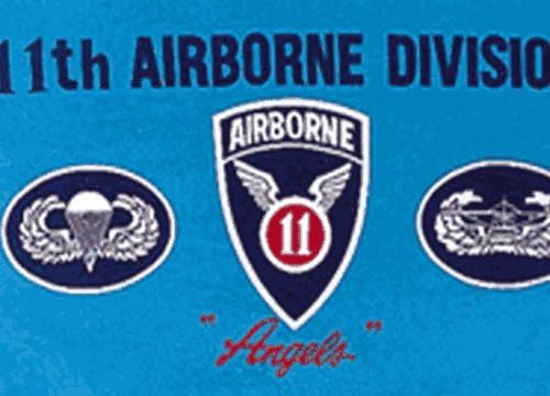 LARGE 5FT X 3FT US Army Flag 11th Airborne USA American Military United States