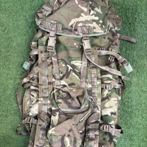 British Army MTP Camo Bergen Long Back Infantry Rucksack Camouflage Military
