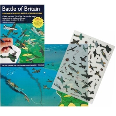 KIDS ARMY WW2 BATTLE OF BRITAIN TRANSFER PACK & EDUCATIONAL INFO MILITARY SCHOOL