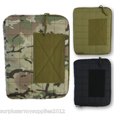 PADDED IPAD CASE COVER 28 x 22 BTP ARMY CAMO BLACK COYOTE ZIP TABLET PROTECTOR