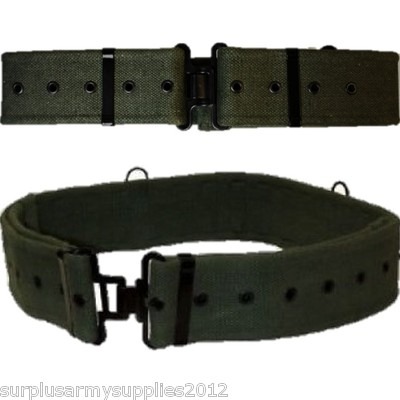 BRITISH ARMY 58 PATTERN BELT REPLICA EXTREMELY TOUGH CANVAS WEBBING HIKING MENS