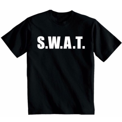 KIDS S.W.A.T T-SHIRT 100% COTTON BOYS GIRLS AGE 5-6 YEARS ARMY POLICE SWAT