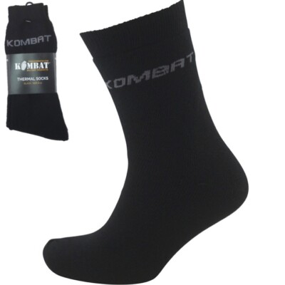 MILITARY THERMAL SOCKS 3pairs 6-11 BRITISH ARMY STYLE BLACK CADET PATROL  HIKING