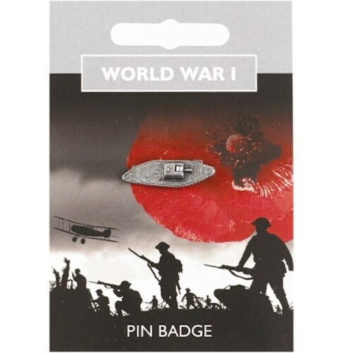 WW1 MILITARY TANK PIN BADGE MENS KIDS GIFT ARMY NAVY RAF COLLECTOR World War 1