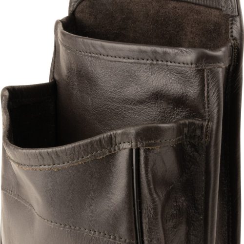 JACK PYKE BROWN LEATHER CARTRIDGE POUCH BAG HOLDS X50 CLAY SHOOTING HUNTING