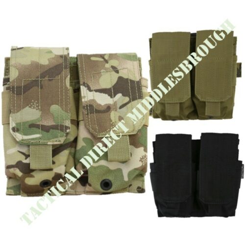 ARMY WEBBING DOUBLE MAGAZINE AMMO POUCH ORIGINAL STYLE X4 MAG HOLDER AIRSOFT
