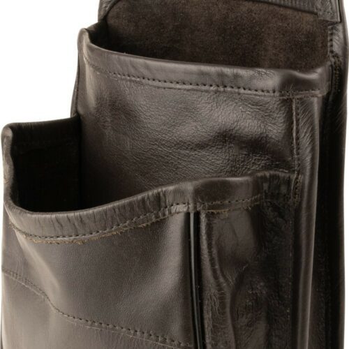 JACK PYKE BROWN LEATHER CARTRIDGE POUCH BAG HOLDS X50 CLAY SHOOTING HUNTING