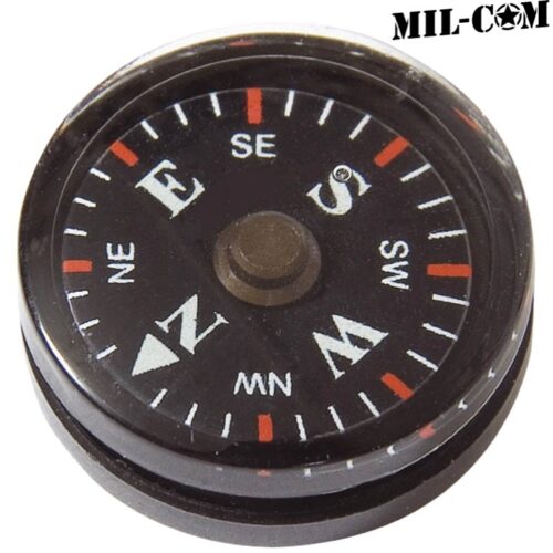 MIL-COM BUTTON COMPASS COMPACT LIGHTWEIGHT HIKING ARMY WILD CAMPING SURVIVAL