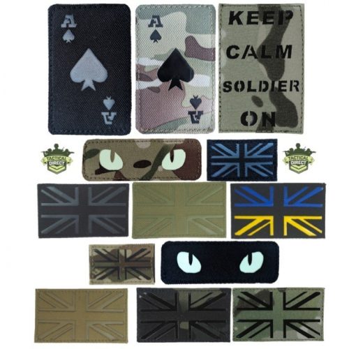 TACTICAL LASER CUT MORALE PATCH HOOK & LOOP BADGE FUNNY UK ARMY CAMO MTP BTP