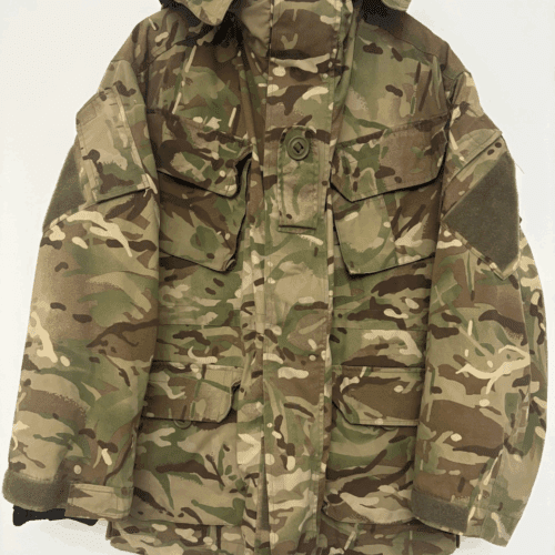 British Army Combat Smock Waterproof & MVP 160/96 MTP Camo Windproof Jacket (1P)