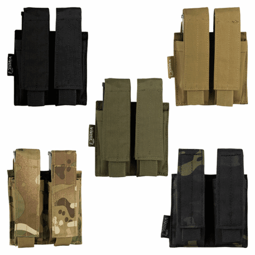 VIPER MODULAR DOUBLE PISTOL MAG POUCH AIRSOFT ARMY WEBBING MAGAZINE HUNTING