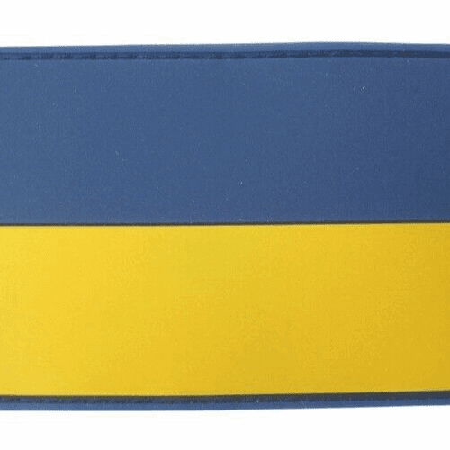 Ukraine Flag Patch 3D Hook & Loop Ukrainian PVC Badge ARMY Morale ZELENSKYY