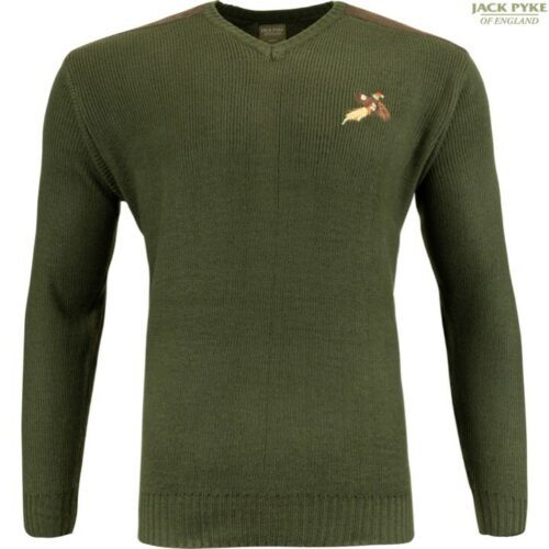 JACK PYKE COUNTRYMAN SHOOTERS JUMPER PULLOVER MENS S-3XL PHEASANT MOTIF HUNTING