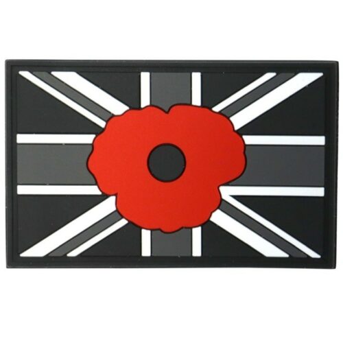 Union Jack Patch UK HOOK & LOOP BADGE British Army RAF Navy WW1 WW2