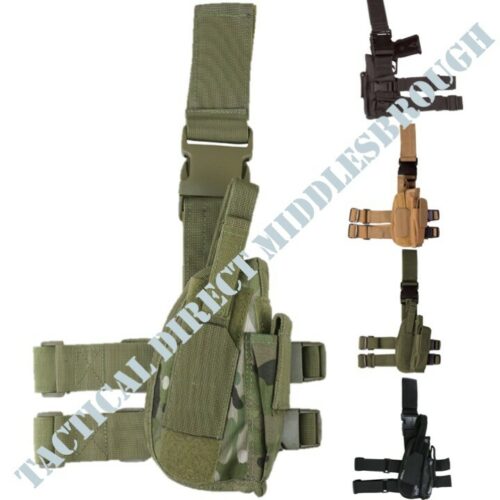 ARMY TACTICAL LEG HOLSTER GUN HOLDER QUICK RELEASE LEG STRAP SECURITY AIRSOFT