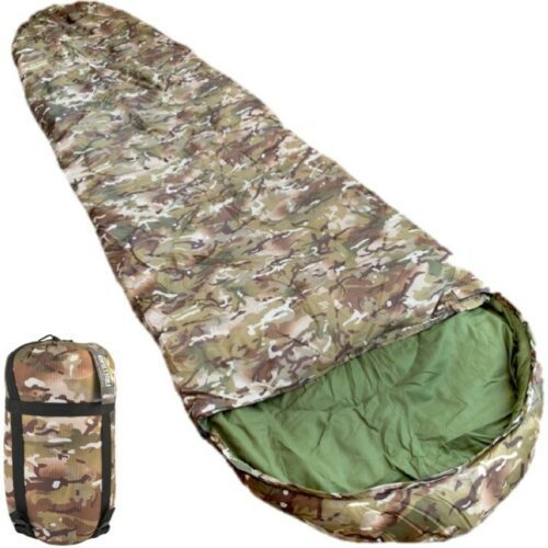 MILITARY ARMY CADET SLEEPING BAG CAMPING SLEEP EQUIPMENT BTP MTP CAMOUFLAGE CAMO