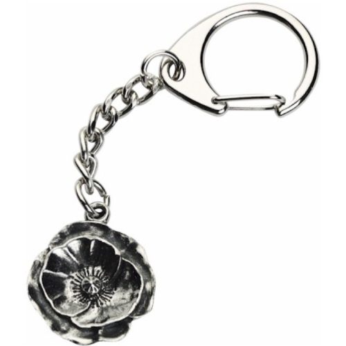 WORLD WAR 1 POPPY KEYRING WW1 ARMY BRITISH RAF AIRCRAFT GIFT COLLECTORS
