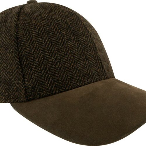 JACK PYKE Herringbone Baseball Cap MENS Wool Blend Hat HUNTING SHOOTING HEADWEAR