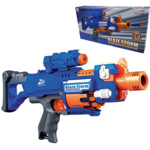 Kids Dart Toy Gun Blaze Assault Blaster INCLUDES 20 Dart Bullets Boys Army 45cm